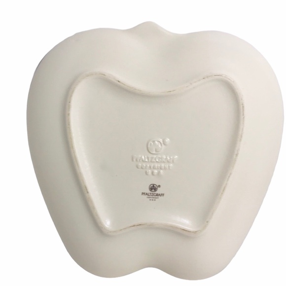 2 Apple Shaped PFALTZGRAFF Tea Rose Tray Bowl - Picture 8 of 8